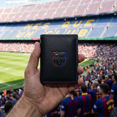FC Barcelona portefeuille leder EB reliëf logo VT