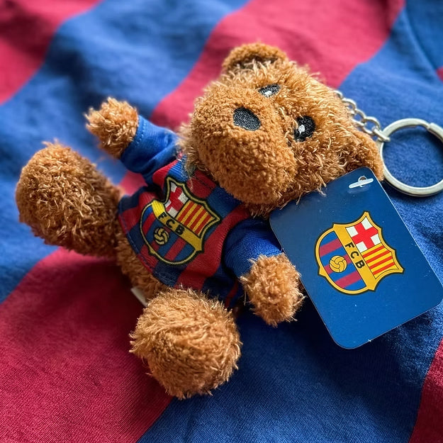 FC Barcelona sleutelhanger beer met shirt
