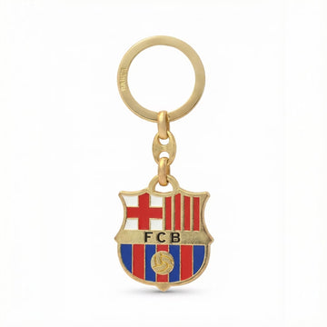 FC Barcelona sleutelhanger logo goud