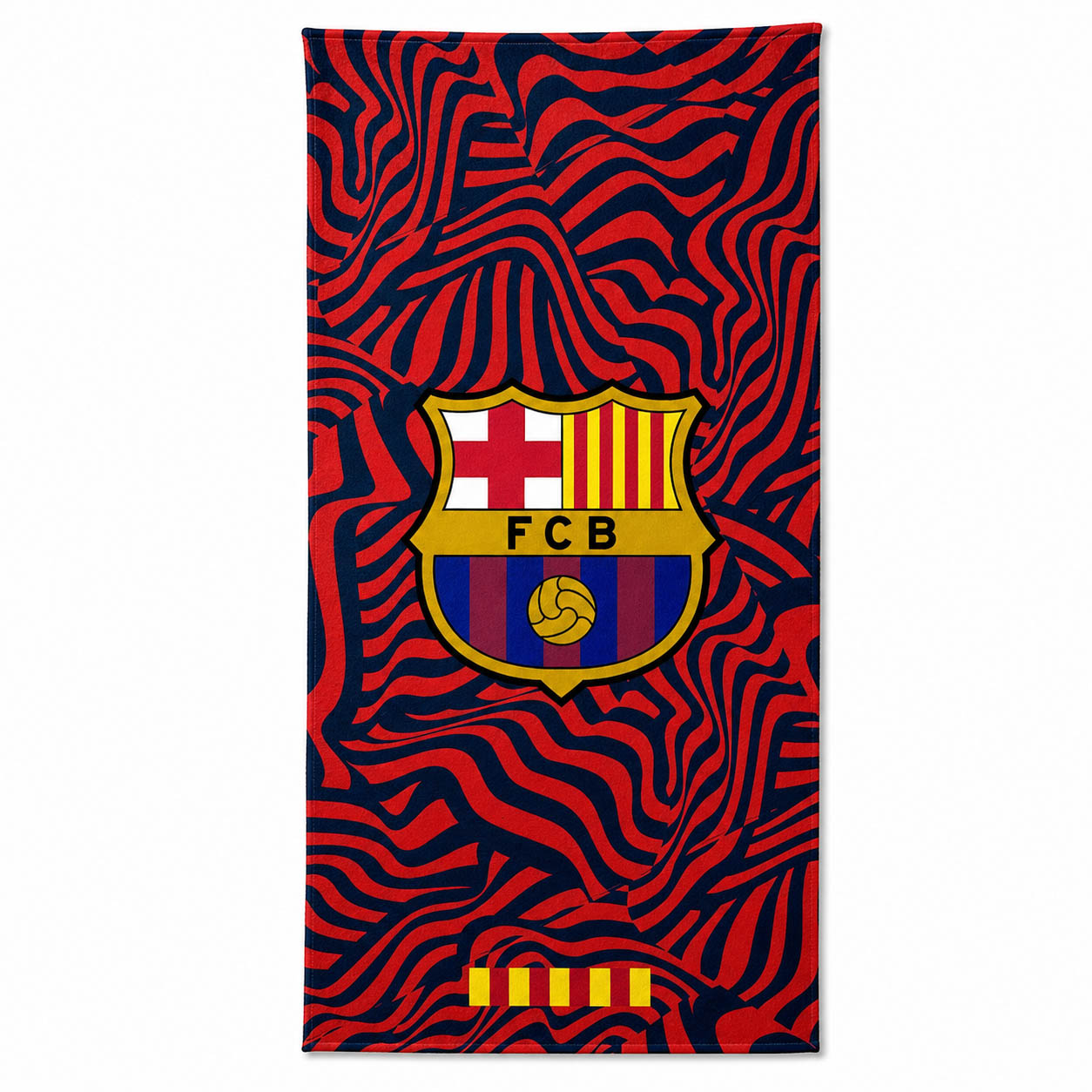 FC Barcelona handdoek Swirl rood 70 x 140 cm