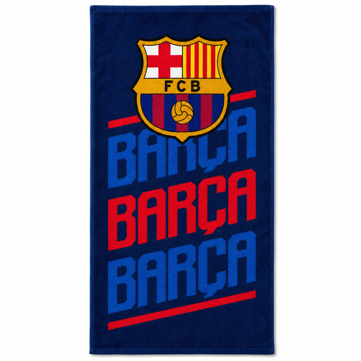 FC Barcelona handdoek Barça blauw 70 x 140 cm