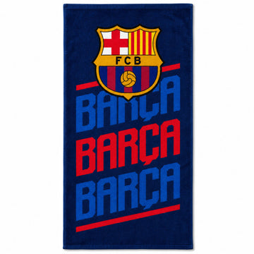 FC Barcelona handdoek Barça blauw 70 x 140 cm