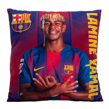 FC Barcelona kussen Lamine Yamal 40 x 40 cm
