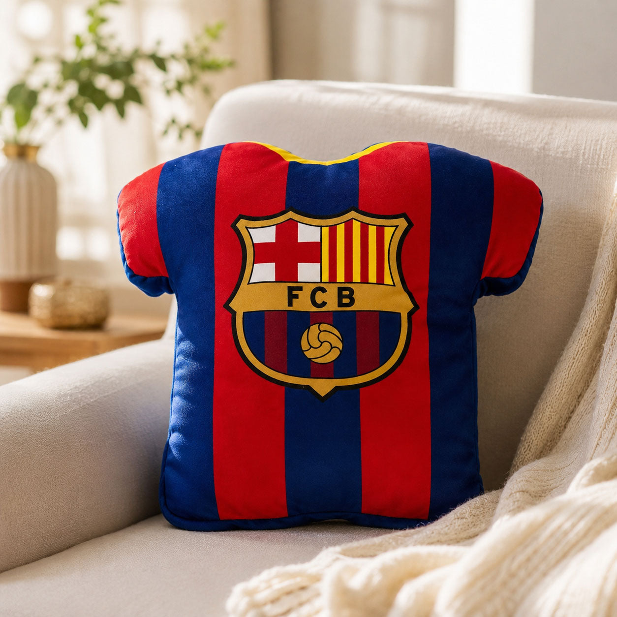 FC Barcelona kussen shirt Lamine Yamal 40 x 35 cm