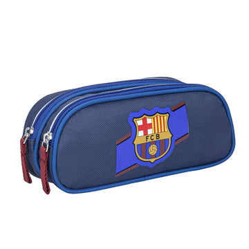 FC Barcelona etui - pennenzak dubbel blauw