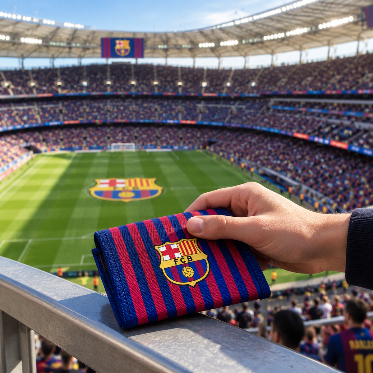FC Barcelona portefeuille stripes