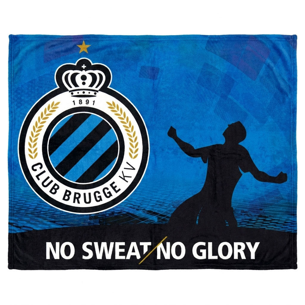 Affiche du Club de Bruges No Sweat No Glory 130 x 170 cm