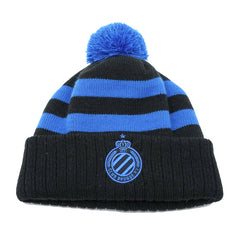 Bonnet pompon Club Brugge noir/bleu