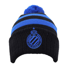 Bonnet pompon Club Brugge noir/bleu