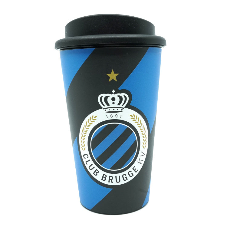 Club Brugge coffee cup stripes