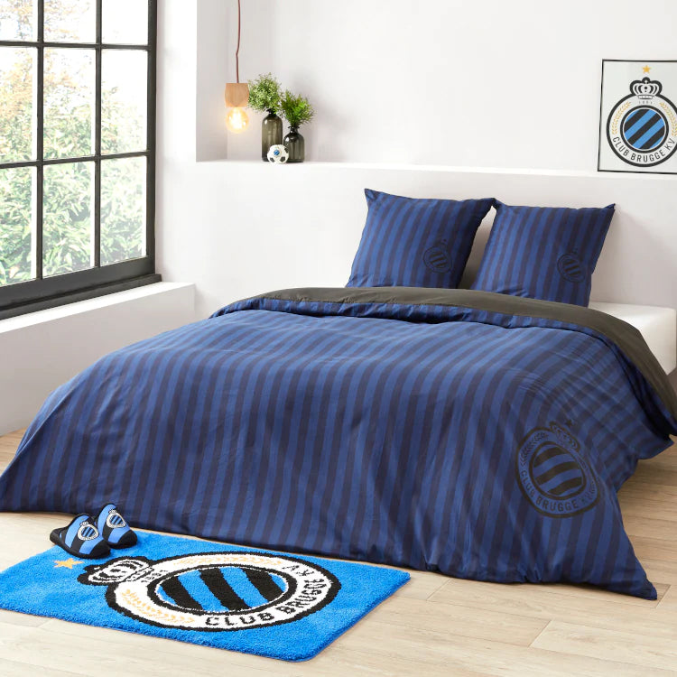 Club Brugge duvet cover 2 persons 2-sided striped