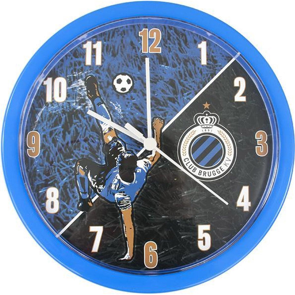 Club Brugge wall clock around player