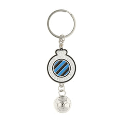 Club Brugge keychain logo with football