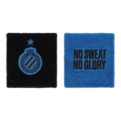 Club Brugge wristbands 2 pieces blue/black