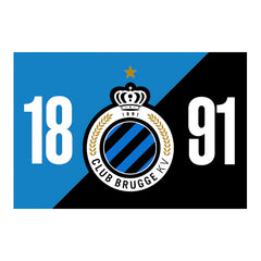 Club Brugge flag 1891 Diagonal 100 x 150 cm