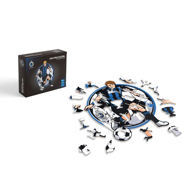 Club Brugge wooden puzzle 31 x 25 cm