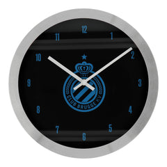 Club Brugge wall clock round metallic