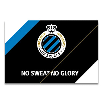 Club Brugge vlag DG No Sweat No Glory 100 x 150 cm
