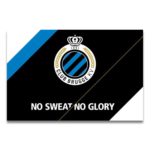 Club Brugge vlag DG No Sweat No Glory 100 x 150 cm