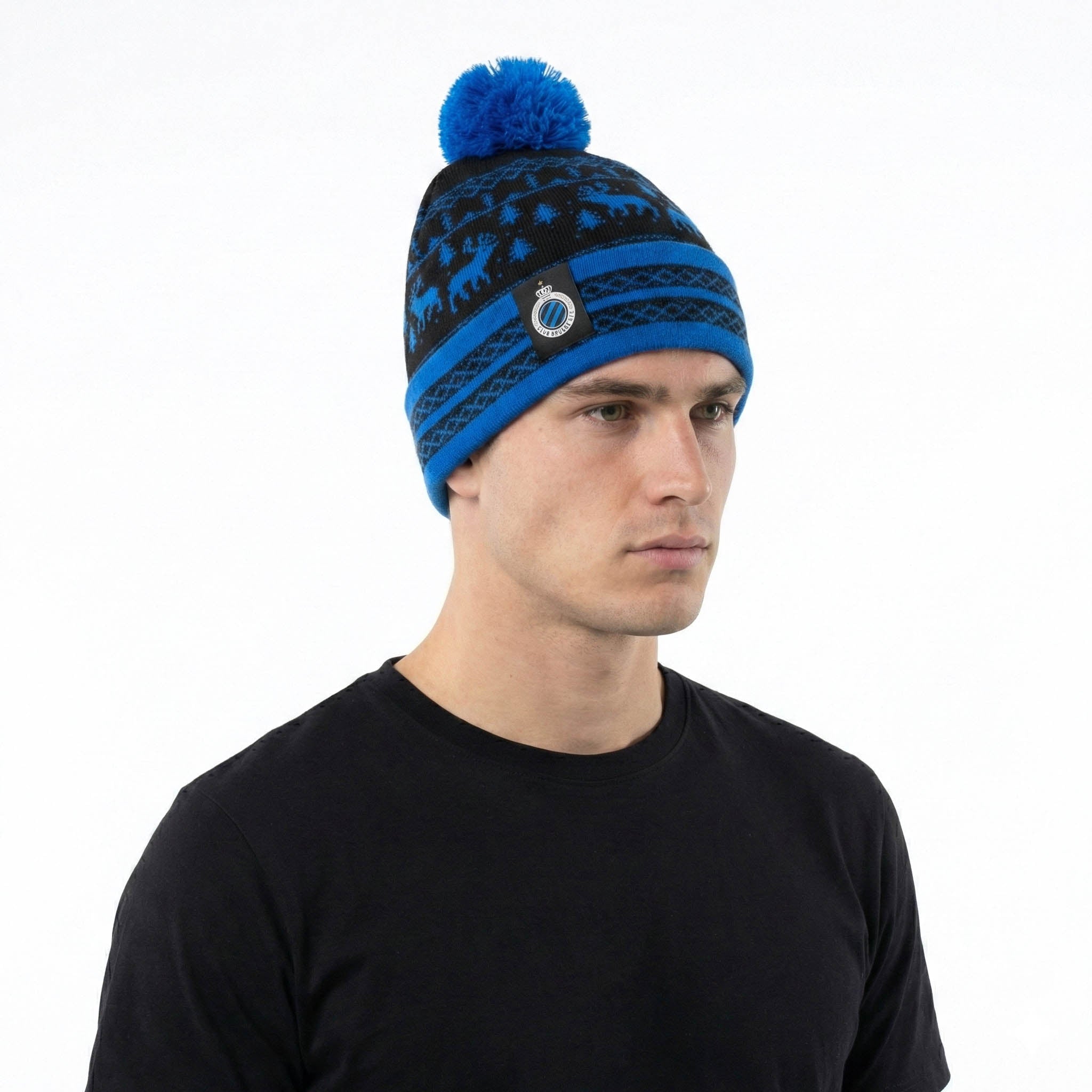 Club Brugge muts pompon XM zwart