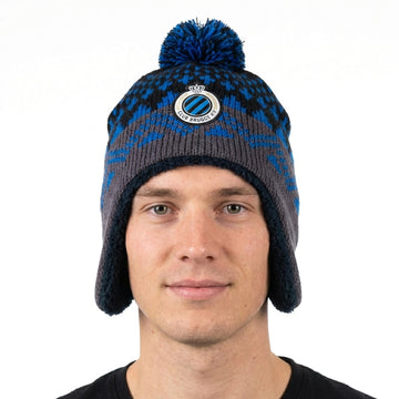 Club Brugge muts oorflappen grijs