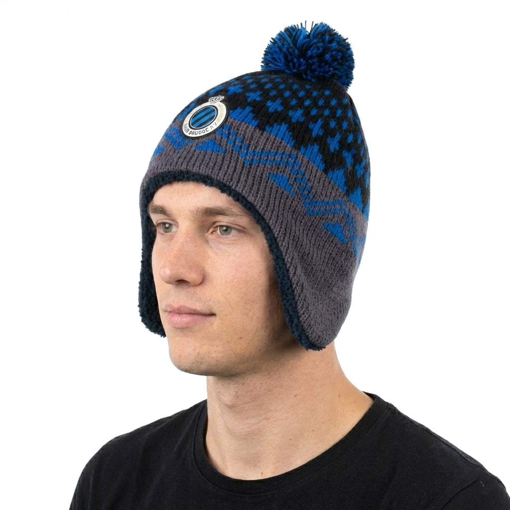 Club Brugge muts oorflappen grijs