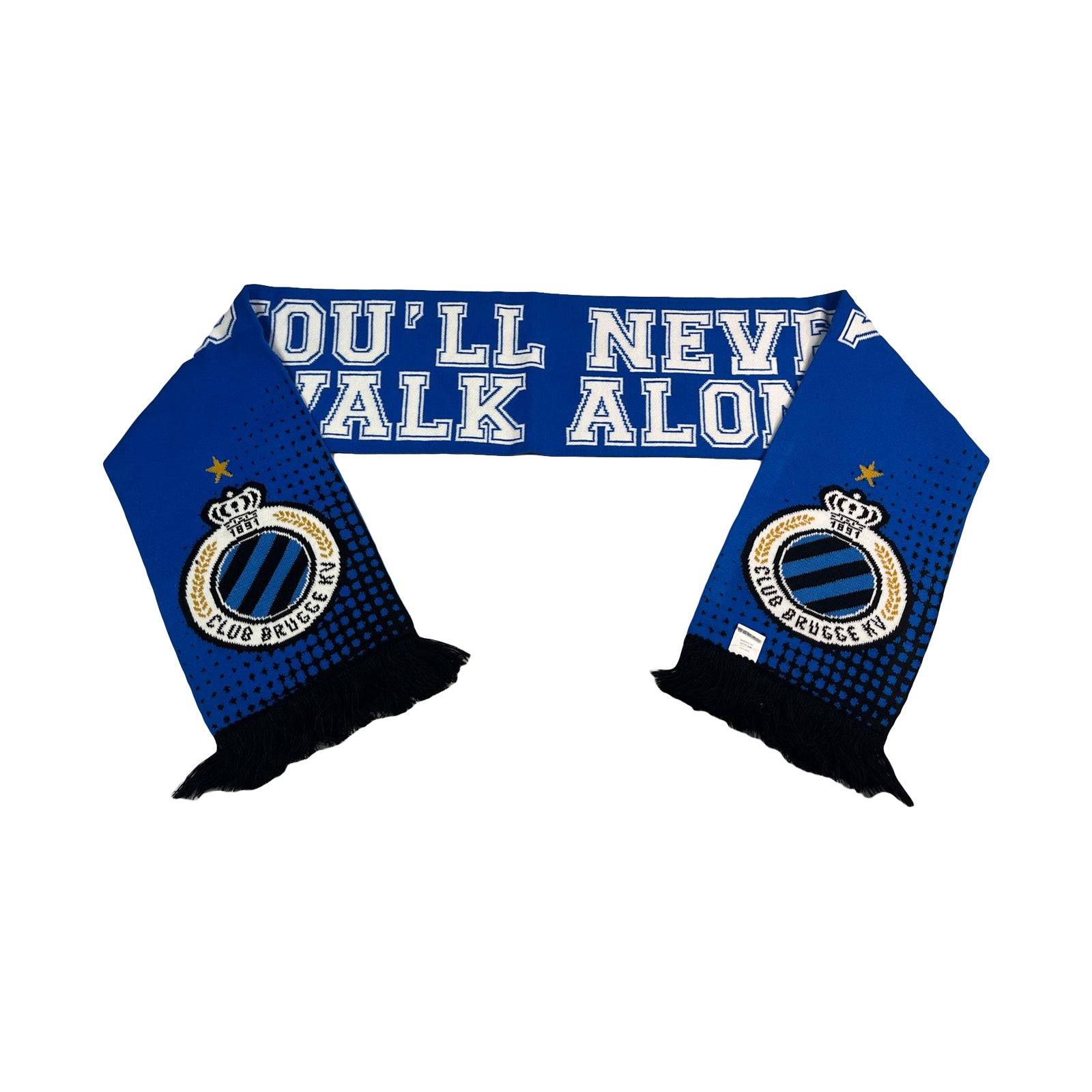 Club Brugge scarf You'll Never Walk Alone blue