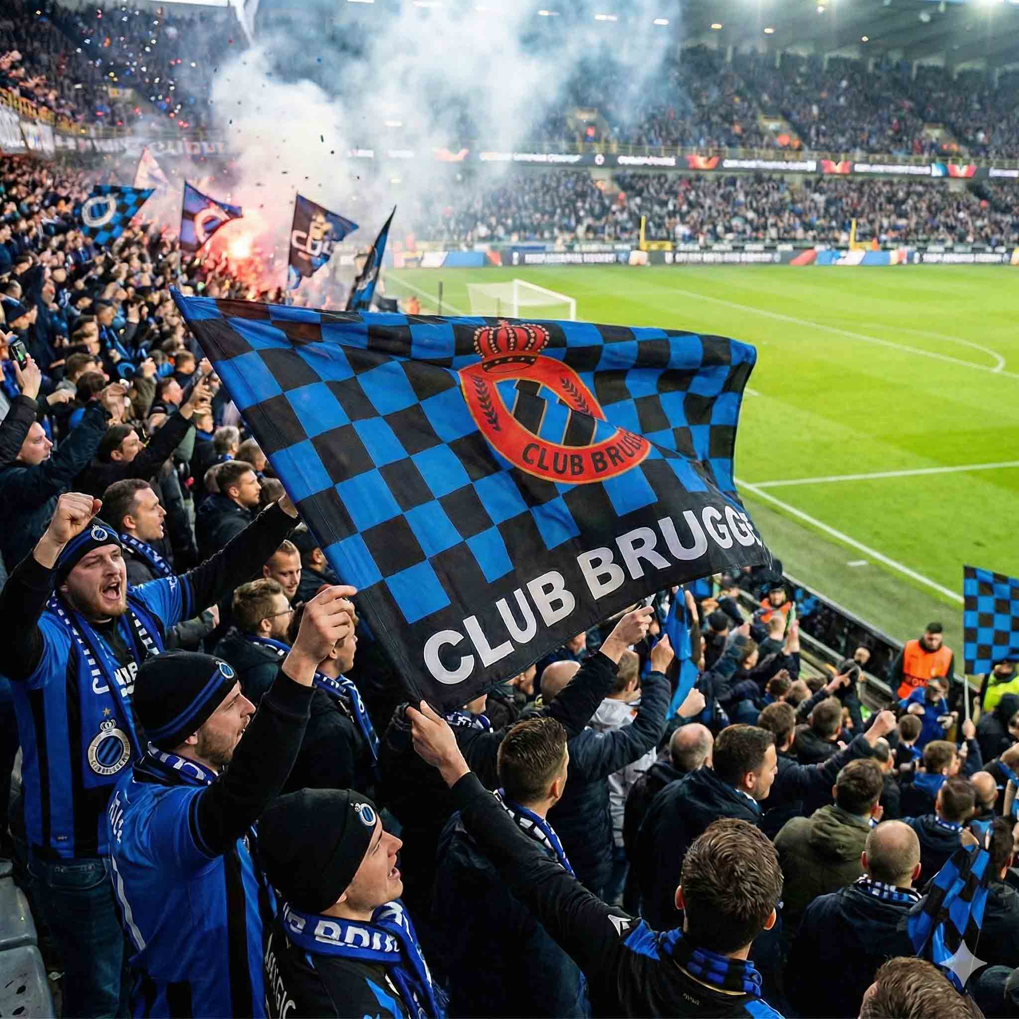Club Brugge vlag retro 50 x 100 cm