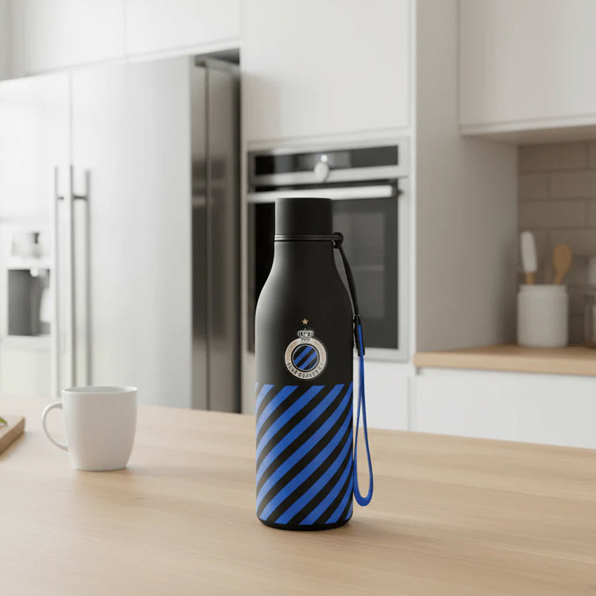 Club Brugge drinkfles aluminium Strepen 500ml