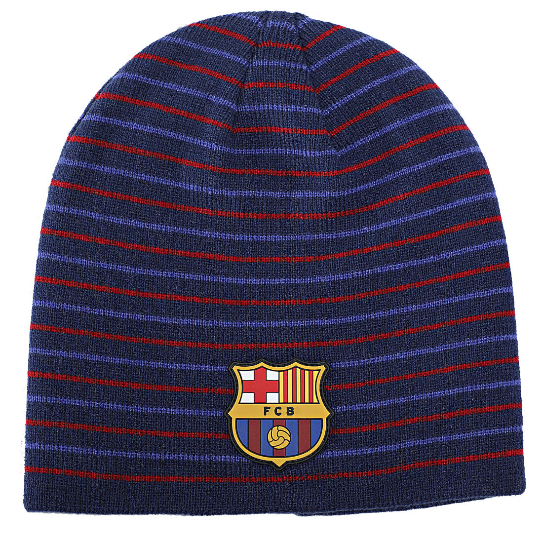 Casquette FC Barcelone rayures bleues