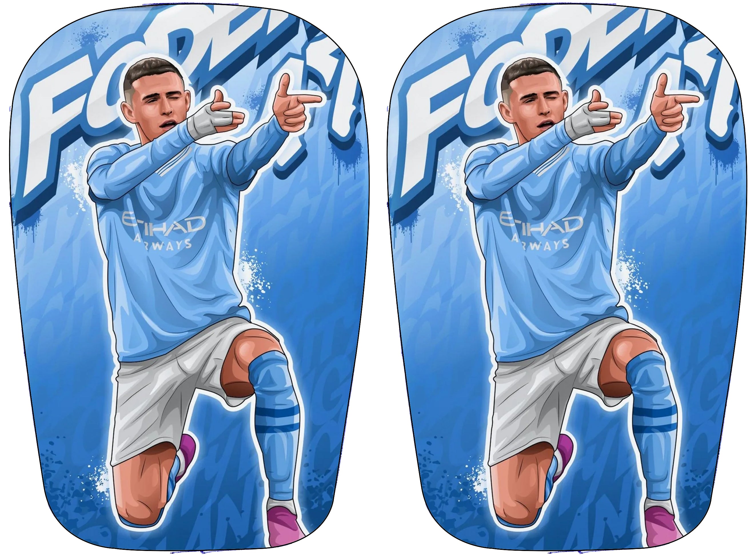 Foden scheenbeschermers Manchester City