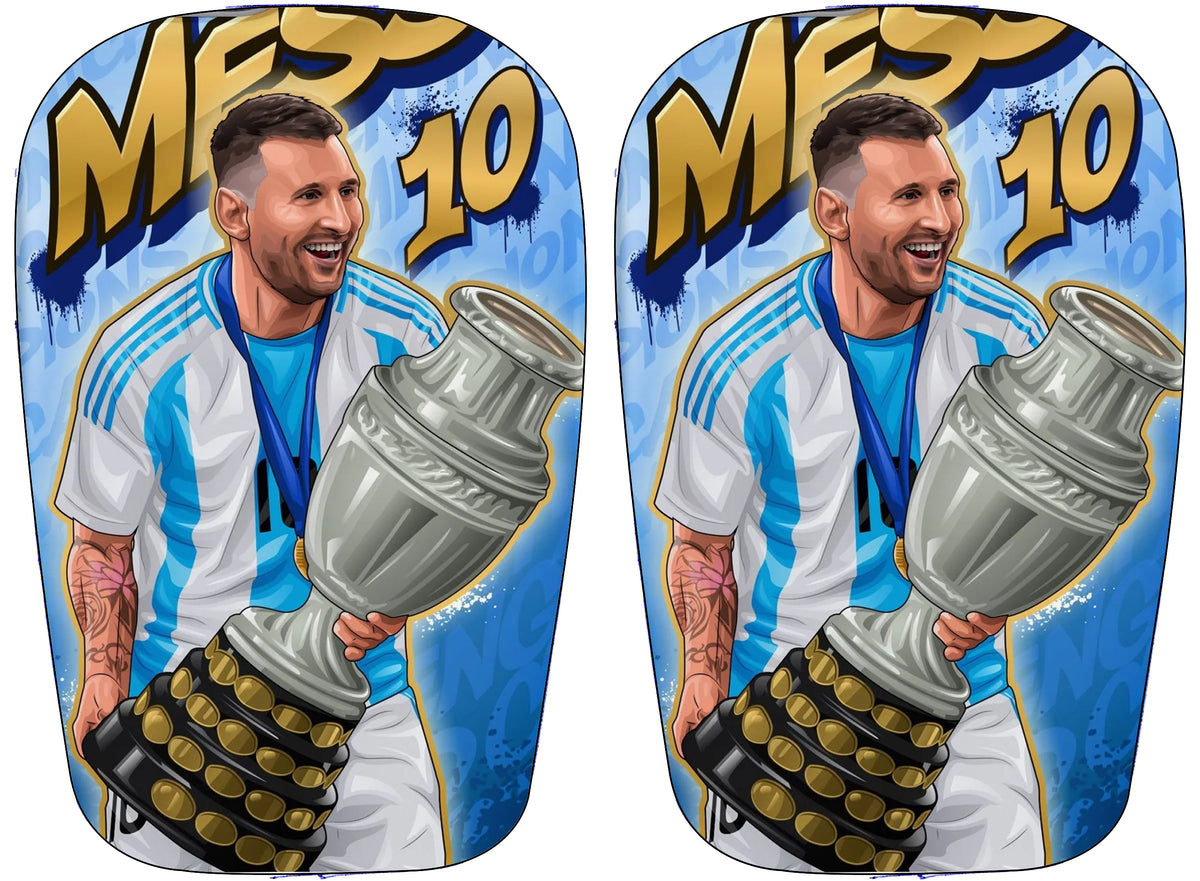 Messi shin pads Argentina