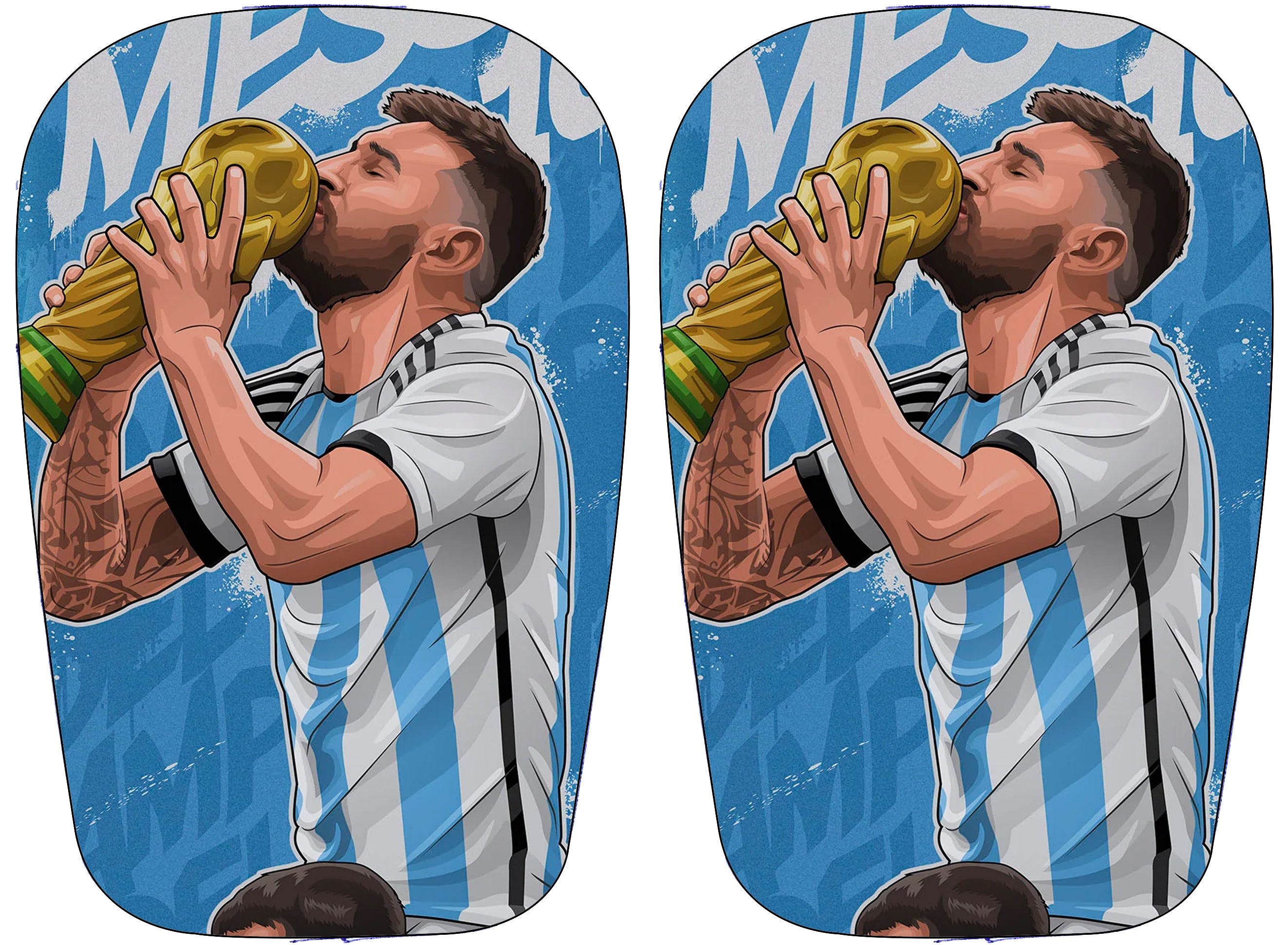 Messi scheenbeschermers Argentinië