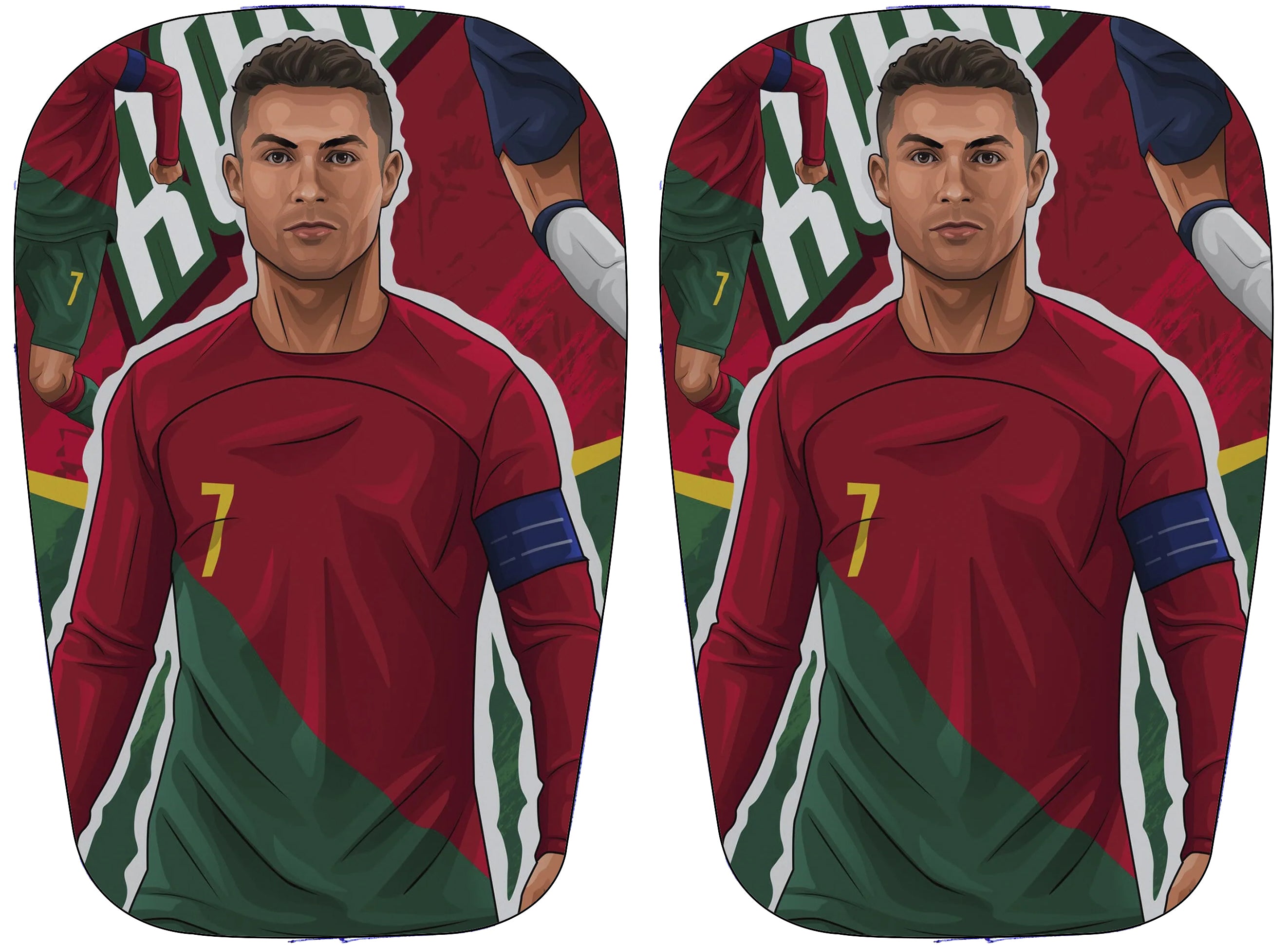 Ronaldo scheenbeschermers Portugal