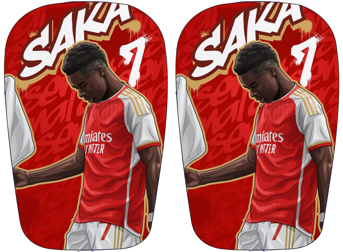 Saka shin pads Arsenal