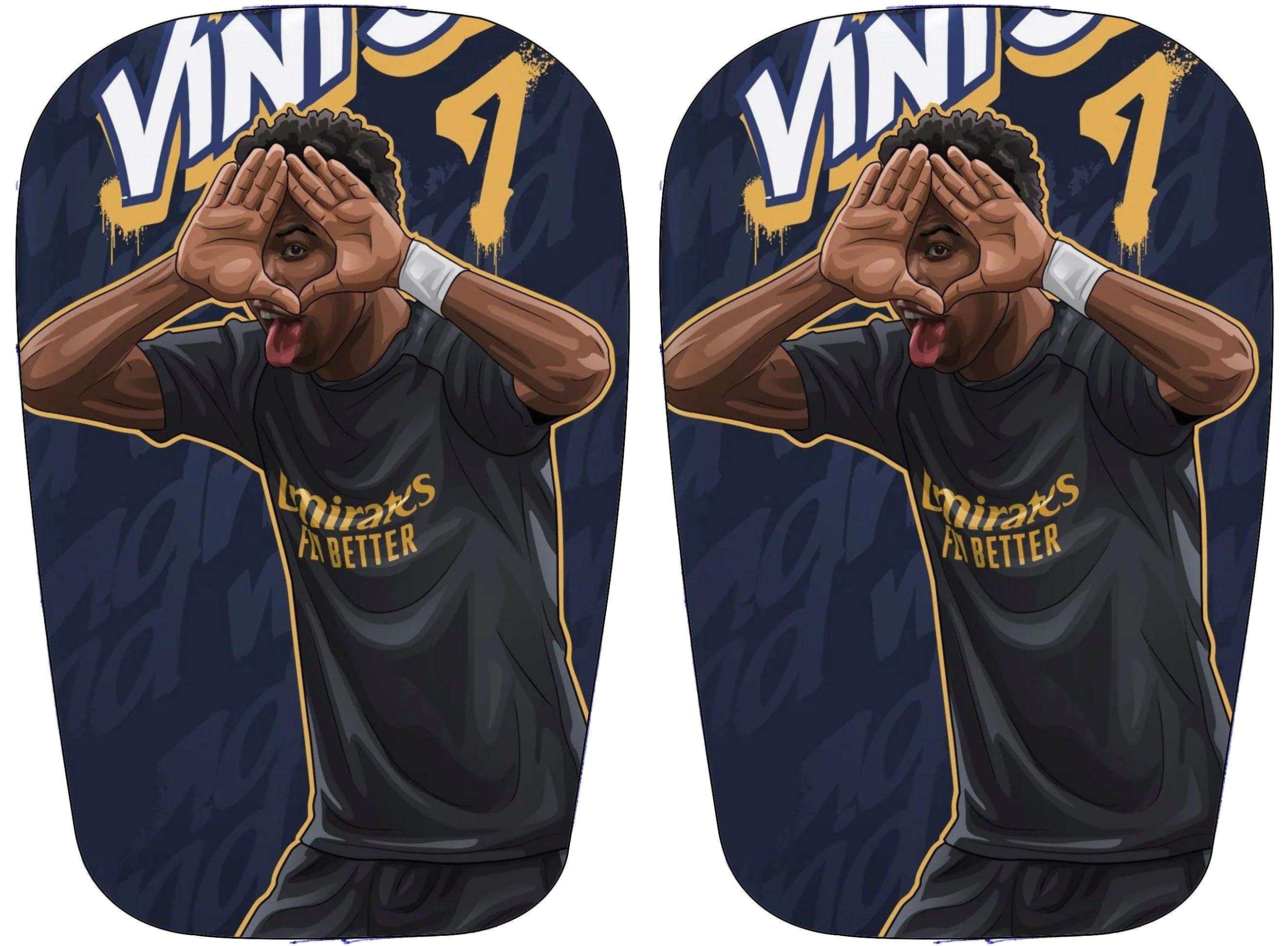 Vinicius JR scheenbeschermers Madrid
