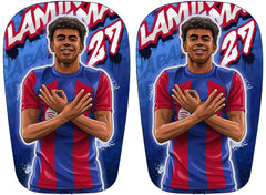 Lamine Yamal shin pads Barcelona