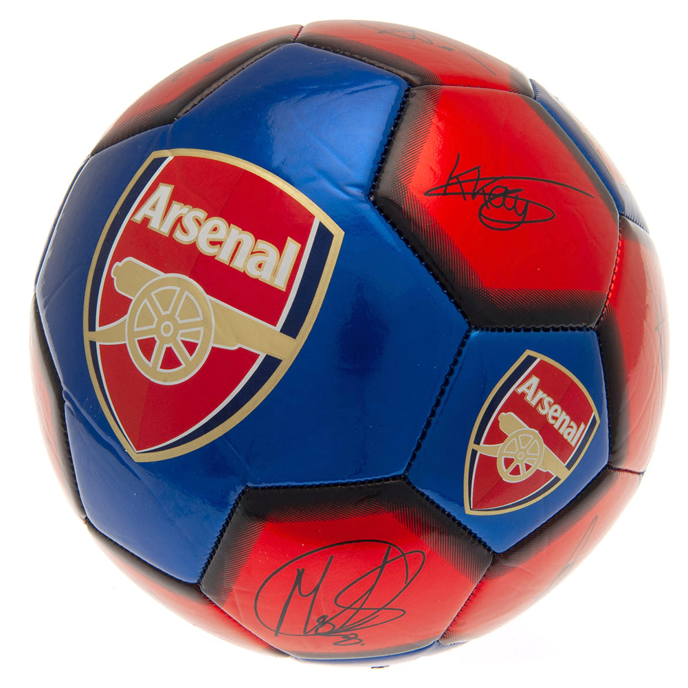 Signatures de ballon Arsenal Victory rouge/bleu