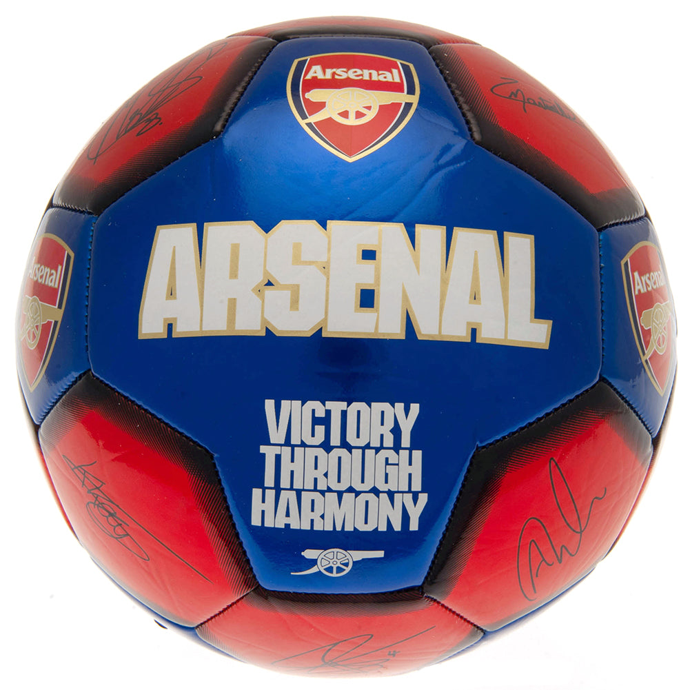 Arsenal bal handtekeningen Victory rood/blauw