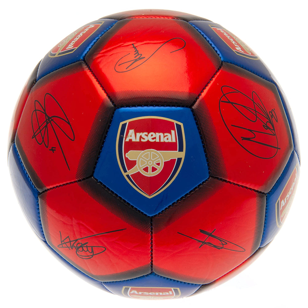 Signatures de ballon Arsenal Victory rouge/bleu