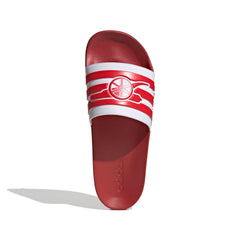 Chaussons Adidas Adilette bleu/blanc — UK 10 (taille 44,5)