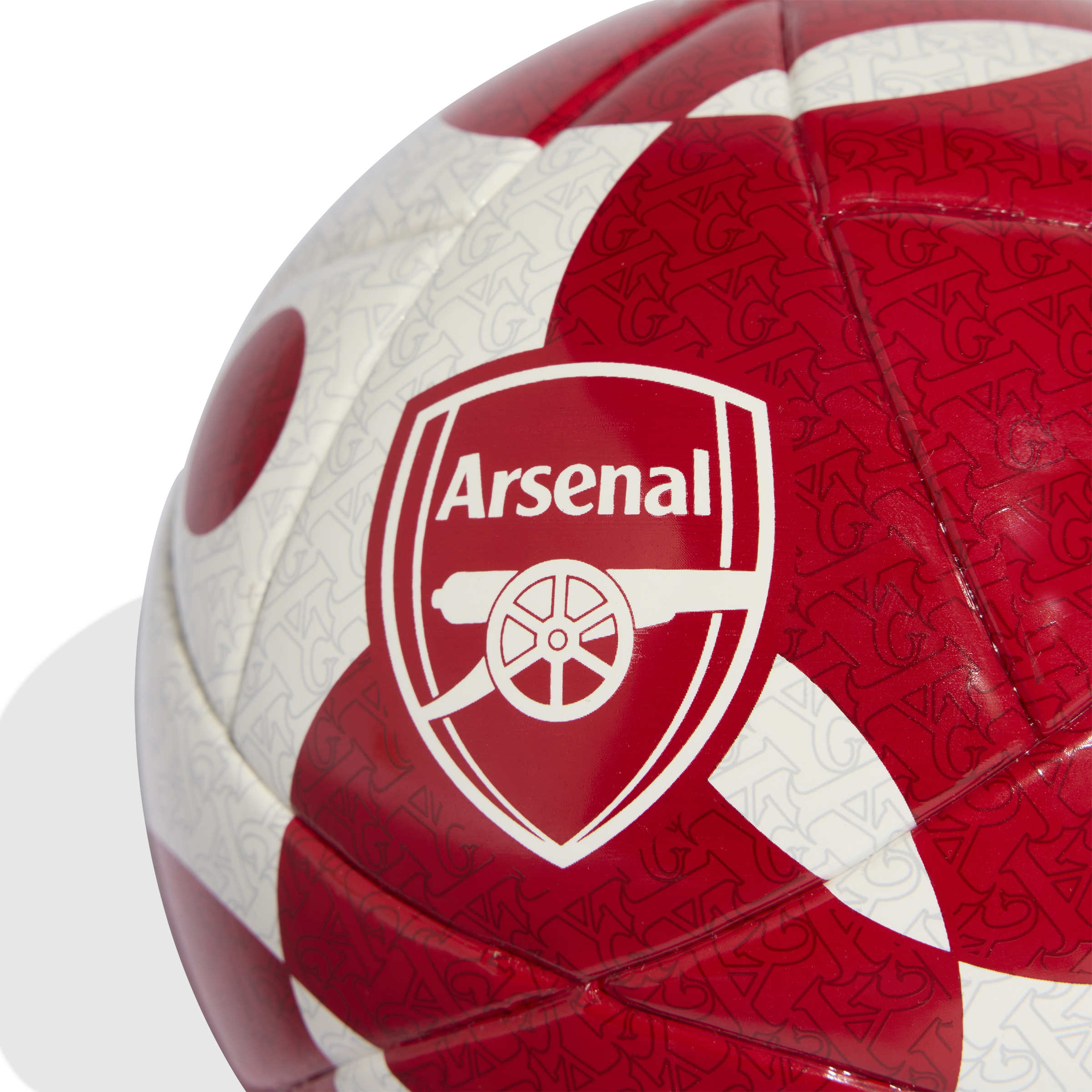Arsenal bal Adidas Club home maat 1 (Mini) rood
