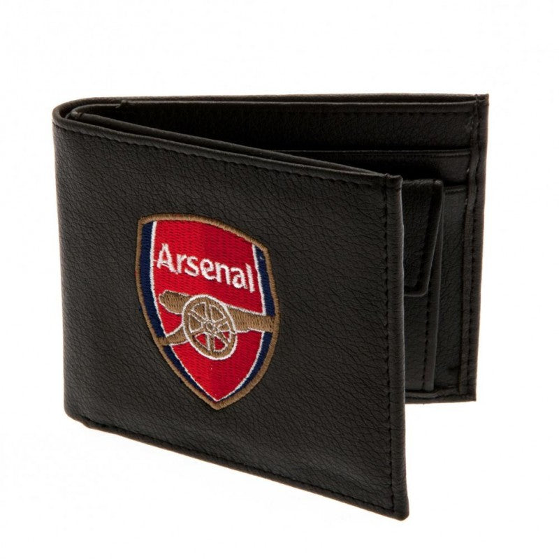 Arsenal portefeuille leder geborduurd logo