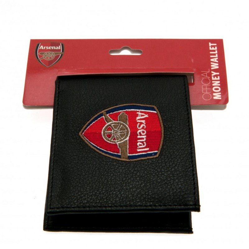 Arsenal portefeuille leder geborduurd logo