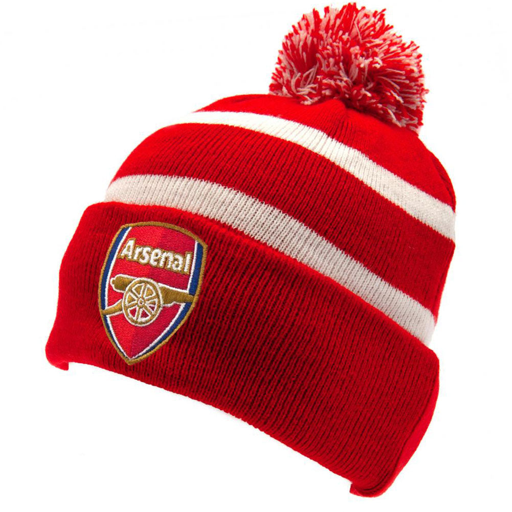 Arsenal muts pompon ST rood