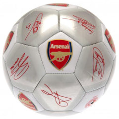 Arsenal ball signatures silver