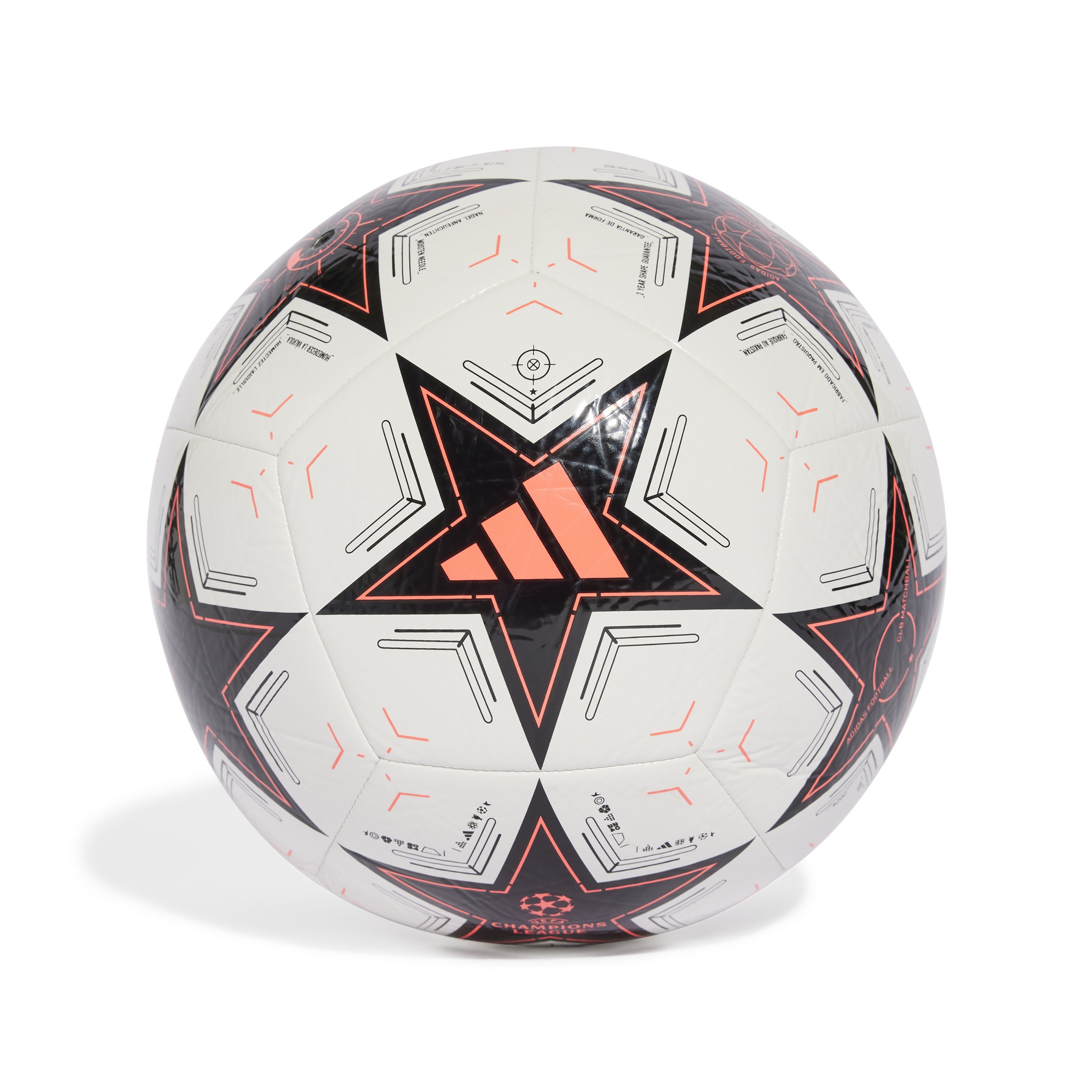 Adidas bal Champions League wit/zwart