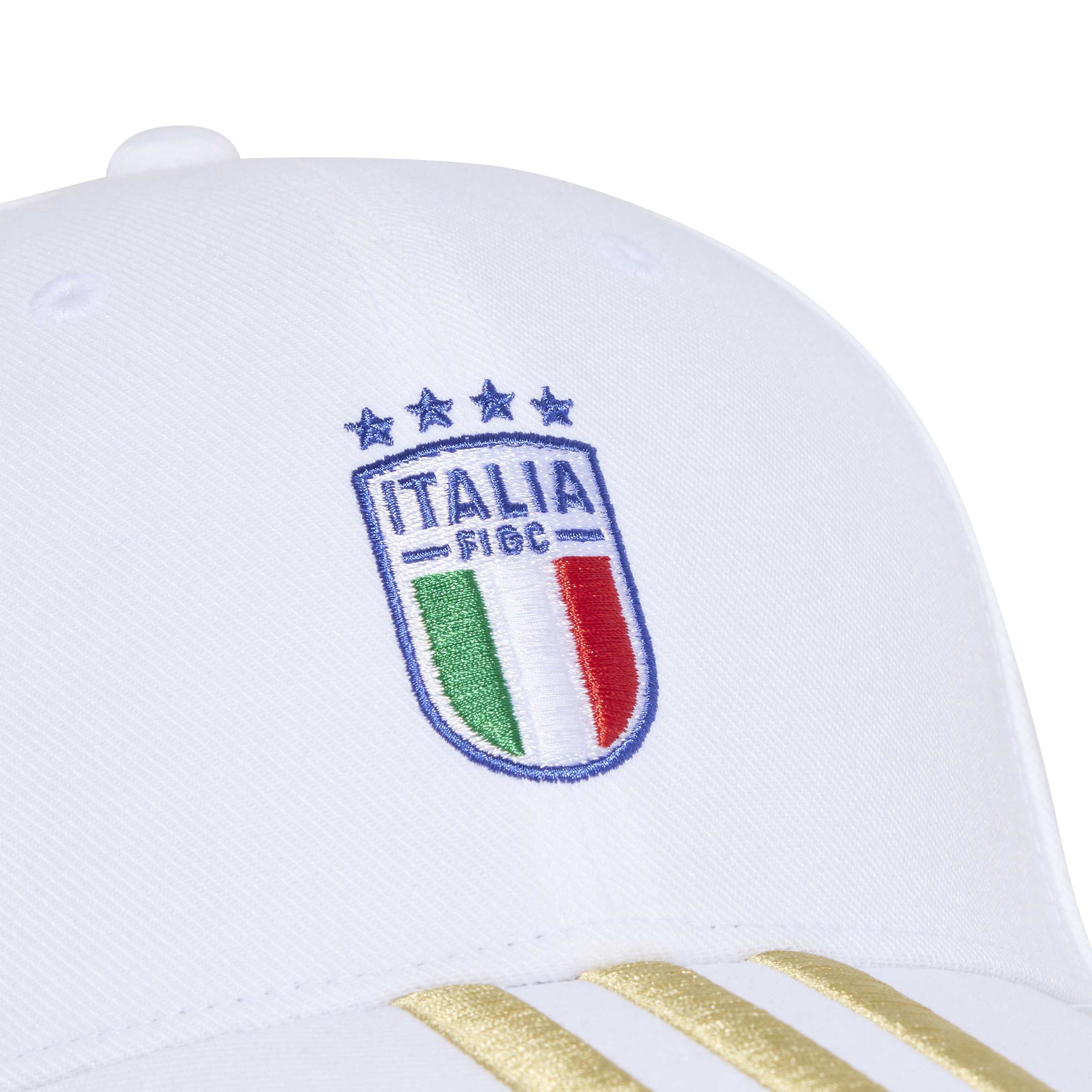 Italië pet Adidas 3 strepen wit