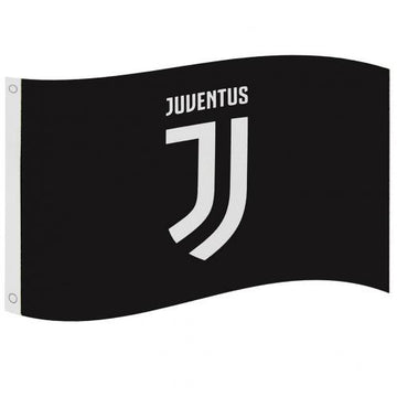 Juventus vlag zwart 90 x 150 cm