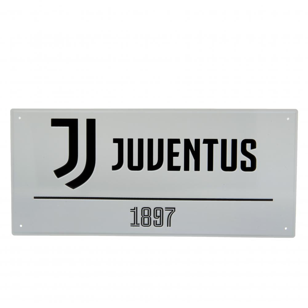 Juventus street sign 1897 wit 40 x 18 cm